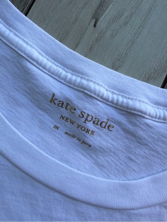 KATE SPADE Ladybug Logo Crew-Neck T-Shirt - Picture 3 of 8